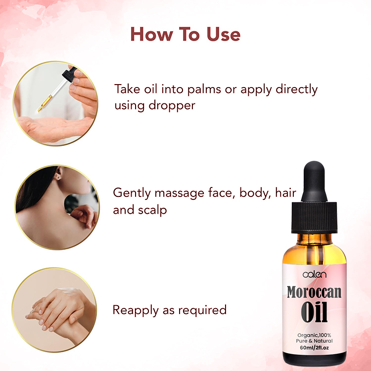 Oalen Private Label 60Ml Moisturizing Cold Pressed Virgin Moroccan Argan Oil,MY SHOP