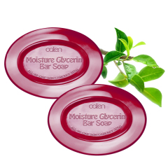Oalen Custom Logo 125G Organic Clear Transparent Glycerin Bath Supplies Soap,oalen cosmetics