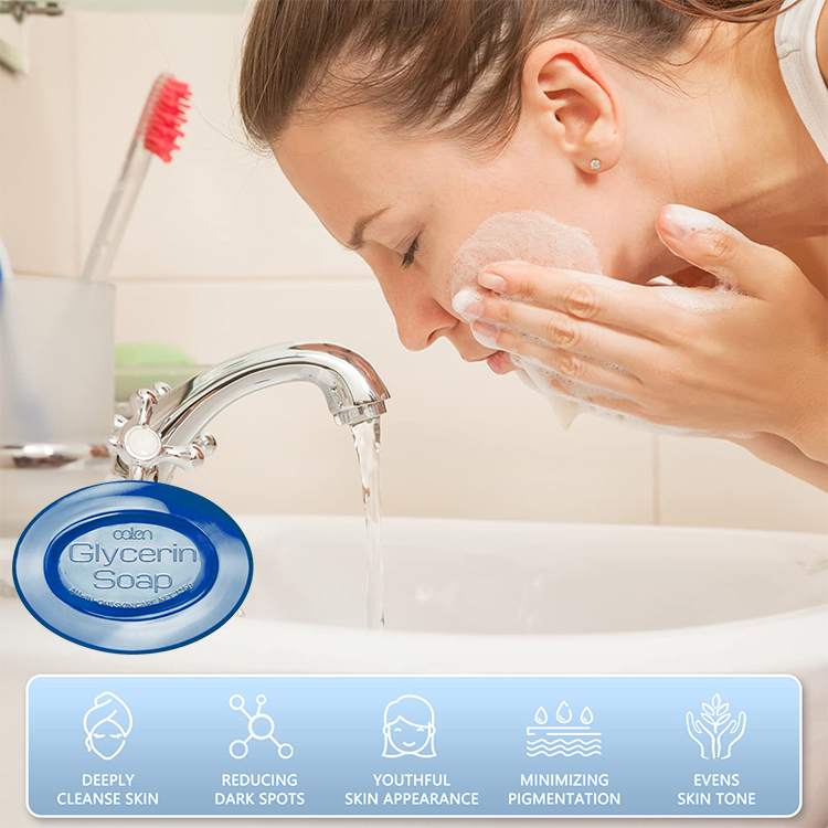 Oalen Custom Logo 125G Best Handmade Anti Acne Skin Care Glycerin Soap,MY SHOP