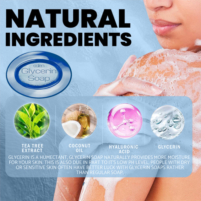 Oalen Custom Logo 125G Best Handmade Anti Acne Skin Care Glycerin Soap,MY SHOP