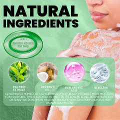 Oalen Private Label 125G Transparent Glycerin Moisturizing Whitening Handmade Bath Soap,MY SHOP
