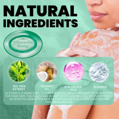 Luxfume Customs Logo 125G Skin Care Handmade Glycerin Organic Body Cleanser Soap,MY SHOP