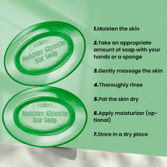 Oalen Private Label 125G Transparent Glycerin Moisturizing Whitening Handmade Bath Soap,MY SHOP
