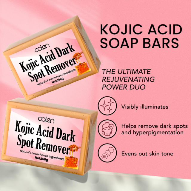Oalen Private Label Vegan Moisturizing Face Lemon Turmeric Kojic Acid Soap,oalen cosmetics