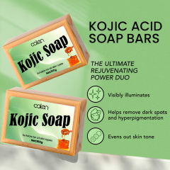 Oalen Private Label 150G Dark Spots Remover Whitening Soap Kojic Bar,oalen cosmetics