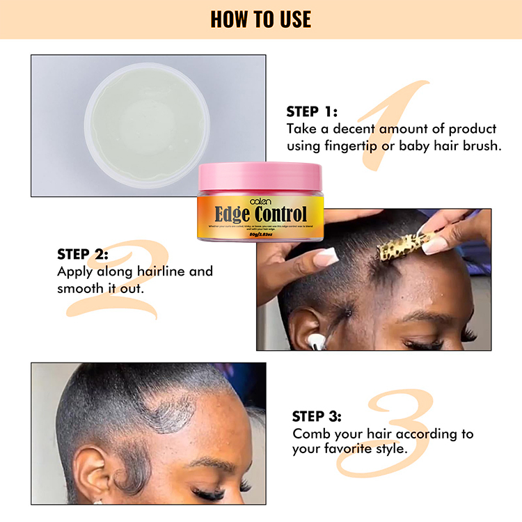 Luxfume OEM Custom Logo Smoothly Long Lasting All Day Hold Nourish Hair Styling Edging Control,MY SHOP