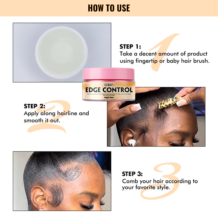Luxfume Factory Customized 80G Perfect For Braiding Non Greasy Gel Edge Smoother Control,MY SHOP