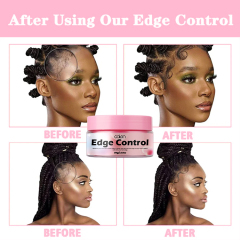 Oalen OEM 80G Smoothens Frizz No White Residue High Shine Edge Control Gel,MY SHOP