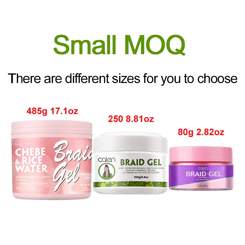 Oalen Extreme Hold Smooths Tames Frizz Braid Gel,oalen cosmetics