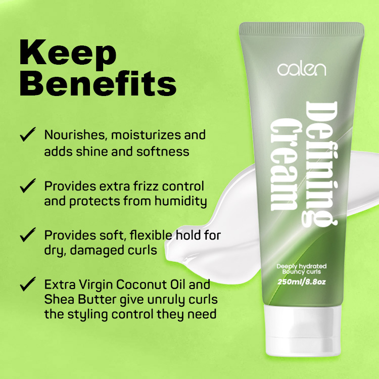 Luxfume OEM ODM 250ML Hydrated Anti Frizz Styling Nourishing Defining Curl Cream,MY SHOP