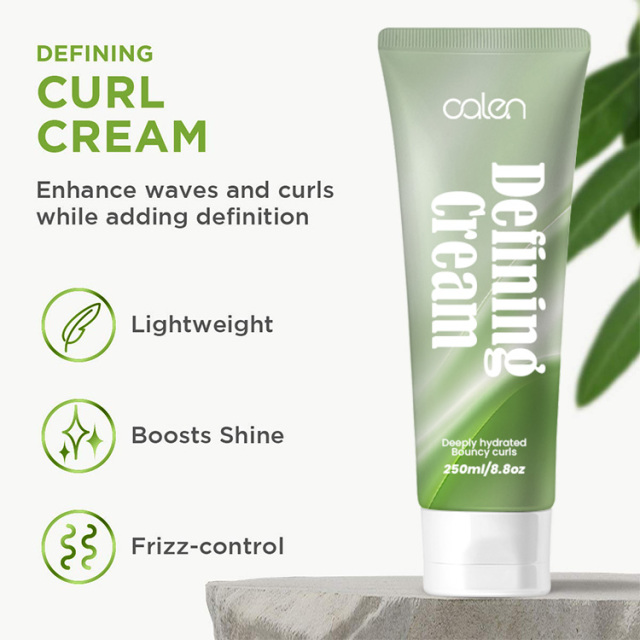 Luxfume OEM ODM 250ML Hydrated Anti Frizz Styling Nourishing Defining Curl Cream,MY SHOP