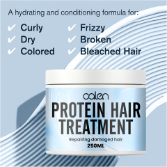 Oalen ODM 250ml Improving Overall Hair Health Smooth Hair Mask Deep Conditioner With Protein,MY SHOP