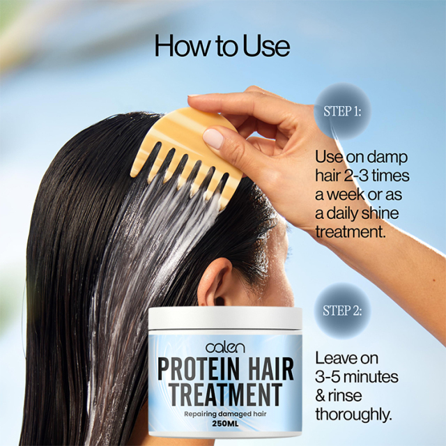 Oalen ODM 250ml Improving Overall Hair Health Smooth Hair Mask Deep Conditioner With Protein,MY SHOP