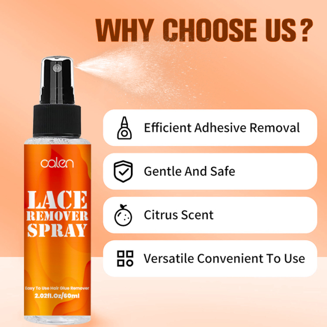 Luxfume OEM Private Label Fast-Acting Lace Remover 60ML Wig Remover Adhesive Spray,MY SHOP