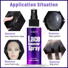 Oalen 60ml OEM ODM Private Label Precision Lace Wig Front Adhesive Remover Spray,oalen cosmetics