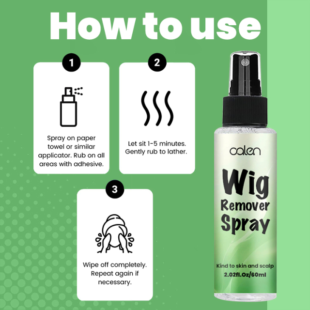 Luxfume Private Label 60ML Quick Drying Gentle Remover Lace Adhesive Solvent Spray,oalen cosmetics