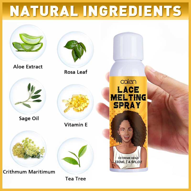 Oalen 130ml Private Label Long Lasting Wig Wear No Build Up Lace Bond Adhesive Spray,MY SHOP