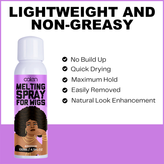 Oalen Wholesale 130Ml Water And Oil Resistant No Flake Lace Glue Aerosol Melting Spray,MY SHOP