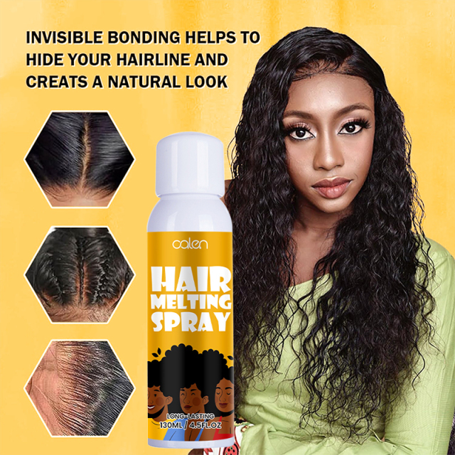Oalen 130ml ODM Strong Natural Finishing Hold Protecting Edges Lace Front Melt Adhesive Spray,MY SHOP