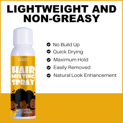 Oalen 130ml ODM Strong Natural Finishing Hold Protecting Edges Lace Front Melt Adhesive Spray,MY SHOP