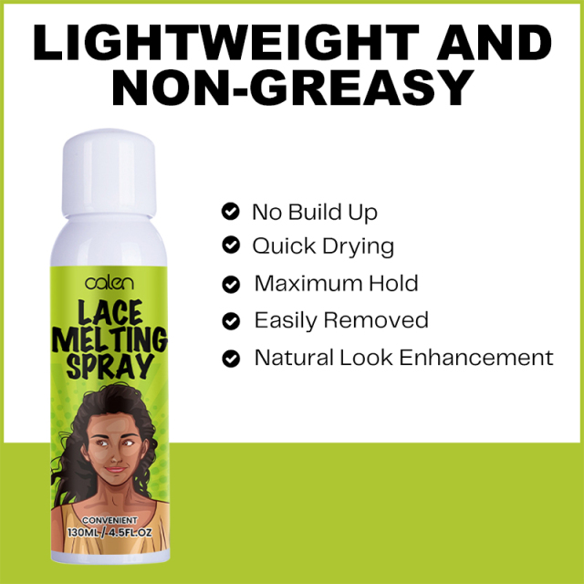 Oalen 130ml Private Label Lightweight And Non Greasy Wig Bond Adhesive Spray For Lace,MY SHOP