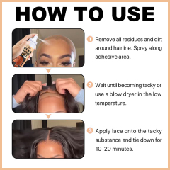 Luxfume OEM 130ML Waterproof Bond Long Lasting Melting Wig Glue Spray,oalen cosmetics