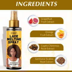 Oalen OEM ODM Quick Dry Strong Natural Hold Long Lasting Lace Wig Glue Setting Spray,MY SHOP