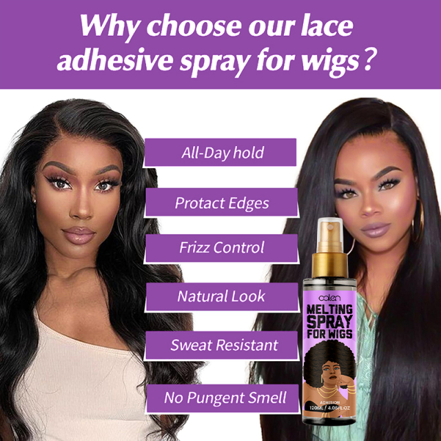 Luxfume Factory Customized Effectively Protect Scalp Holding Lace Melting Spray For Wig,MY SHOP