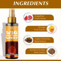 Luxfume Factory Customized 120ML Lace Holding Spray Wig Melting Glue Spray,MY SHOP