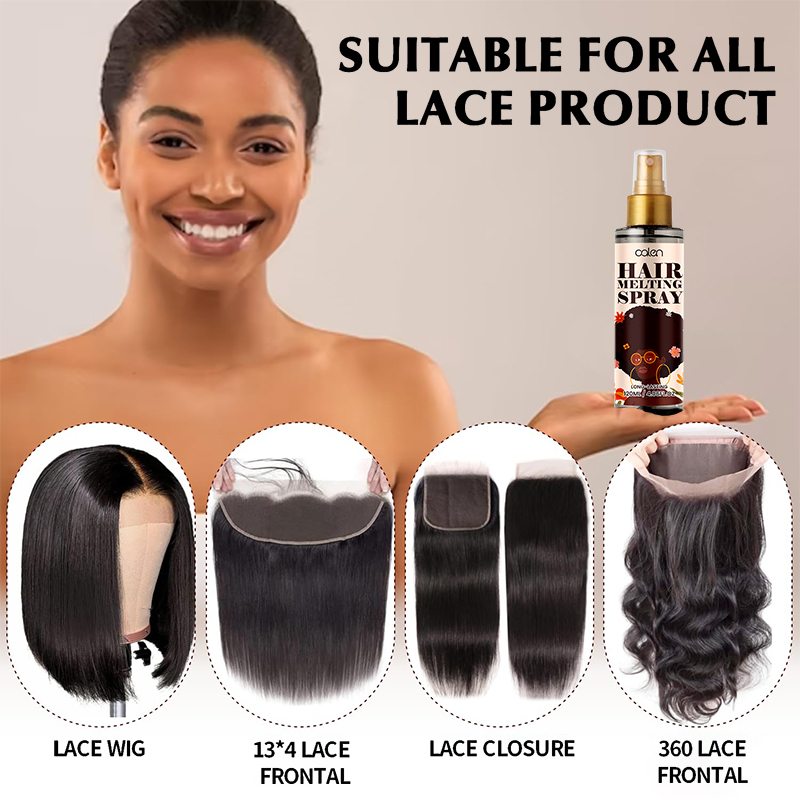 Luxfume Private Label OEM ODM Fast Drying Extreme Hold Wig Lace Melt Sealant Spray,MY SHOP