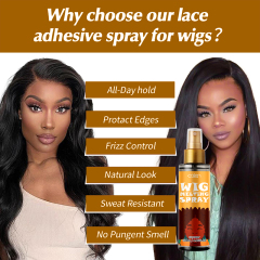Luxfume Factory Customized 120ML Lace Holding Spray Wig Melting Glue Spray,MY SHOP