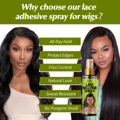 OALEN Private Label Aerosol Tank Strong Hold Wig Adhesive Glue Lace Melting Spray,MY SHOP