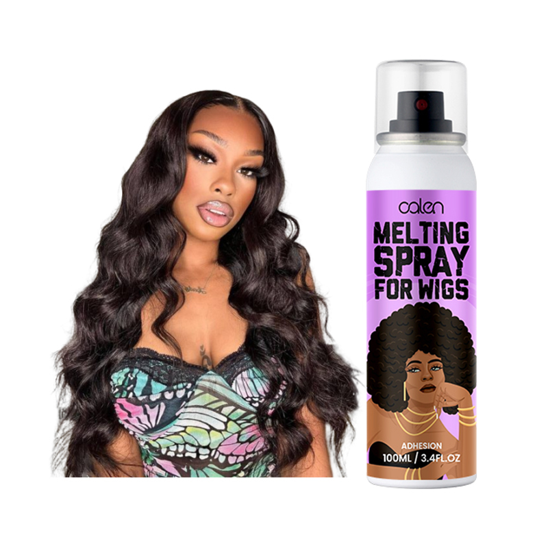 OALEN Custom Logo Strong Hold  Help to Hide Hairline Wig Lace Melting Spray Aerosol Tank,oalen cosmetics
