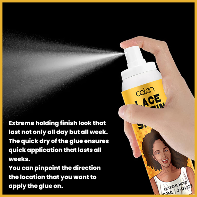 Oalen Ultra Hold Seamless Oilproof Adhesive Wig Lace Melting Spray,MY SHOP