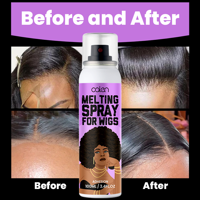 OALEN Custom Logo Strong Hold  Help to Hide Hairline Wig Lace Melting Spray Aerosol Tank,oalen cosmetics