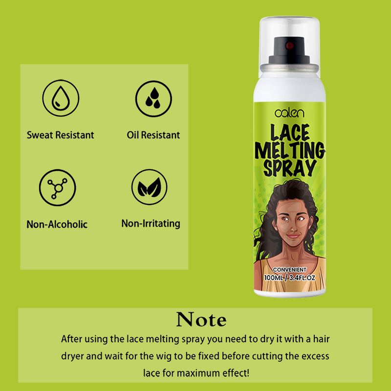 Oalen 100ML Custom Aerosol Quick Dry Wig Hair Lace Adhesive Bond Spray,oalen cosmetics