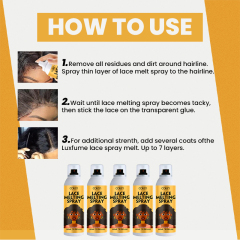 Oalen Wholesale Private Label 180ML Safe To Use Lace Securing Spray,MY SHOP