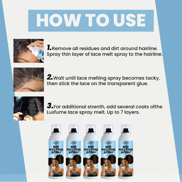 Oalen 180ML OEM ODM Long Lasting Quick Drying Melting Lace Glue Spray,oalen cosmetics