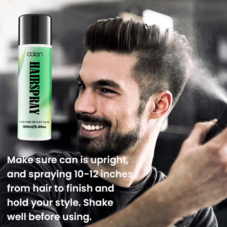 Luxfume 180Ml Ultra Strong Hold Humidity Resistant Hairspray For Men,MY SHOP