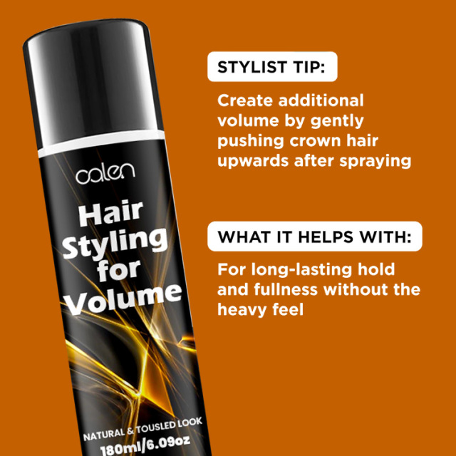 Oalen OEM Fast Drying Formulation Hair Volumizer Hair Styling Spray,oalen cosmetics