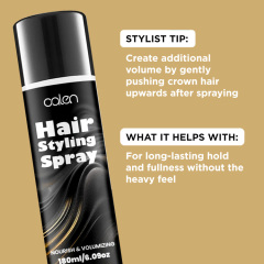 Oalen 180Ml Flexible Movement Vegan Styling Hair Texturizing Spray,MY SHOP