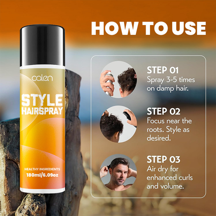 Luxfume OEM Tousled Look Flexible Hair Styling Hairspray For Volume,MY SHOP