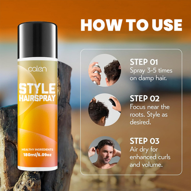 Luxfume OEM Tousled Look Flexible Hair Styling Hairspray For Volume,MY SHOP