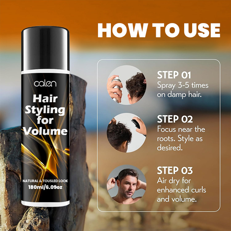 Oalen OEM Fast Drying Formulation Hair Volumizer Hair Styling Spray,oalen cosmetics