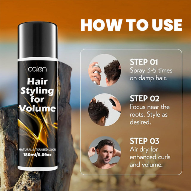 Oalen OEM Fast Drying Formulation Hair Volumizer Hair Styling Spray,oalen cosmetics