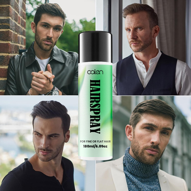 Luxfume 180Ml Ultra Strong Hold Humidity Resistant Hairspray For Men,MY SHOP