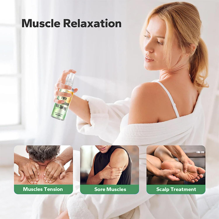 Luxfume 120ML Painless Muscle Relaxation Sleep Aid Magnesium Oil Spray,oalen cosmetics