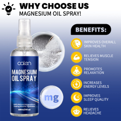 Luxfume OEM ODM 120ML Natural Get Healthy Skin Magnesium Oil Spray,MY SHOP
