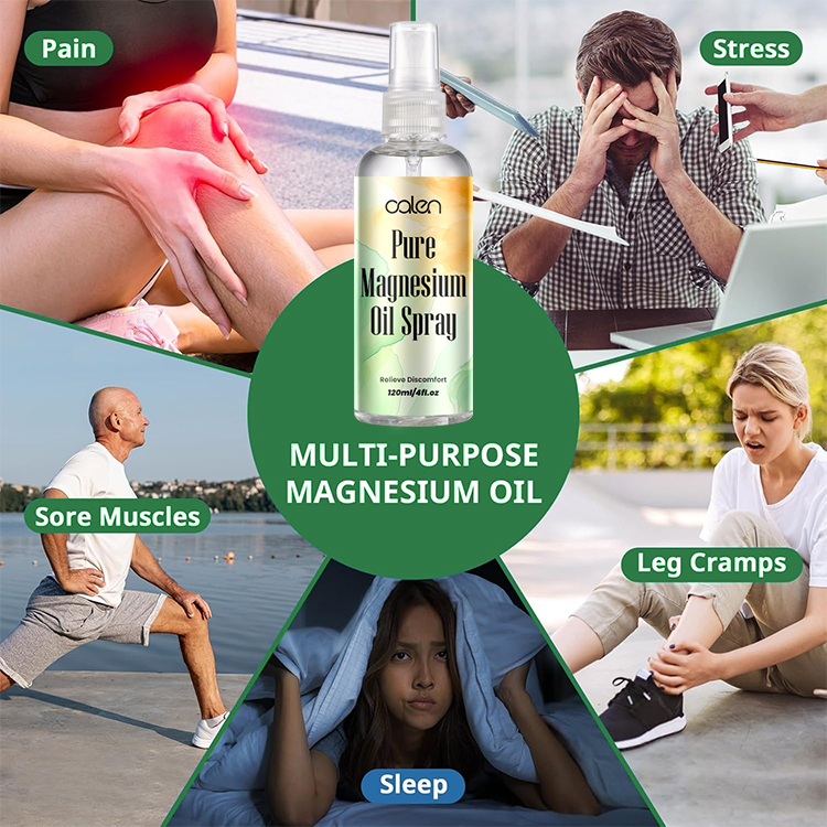 Luxfume 120ML Painless Muscle Relaxation Sleep Aid Magnesium Oil Spray,oalen cosmetics