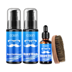 Luxfume Beard Growth Oil Brush Grooming Kit For Men Husband Boyfriend,oalen cosmetics